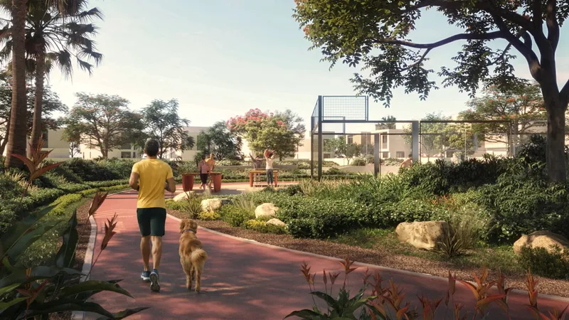 Aldar Al Ghadeer Parks exterior