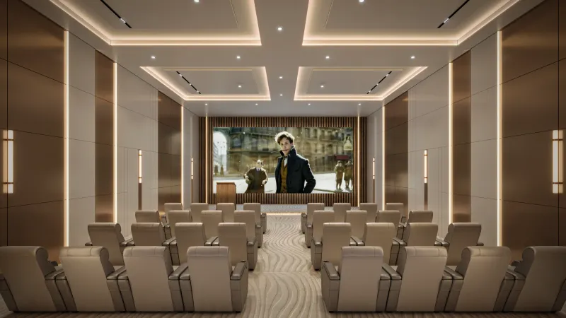 Aspirz indoor cinema with reclining seats