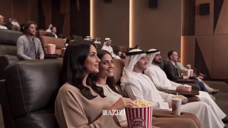 Cinema inside the Azizi Florence community, Sharjah