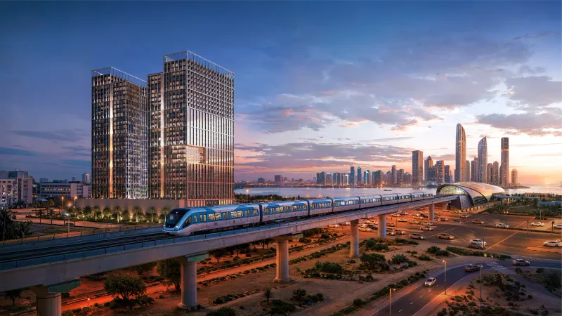 Binghatti Spectre exterior render, Al Jaddaf, Dubai