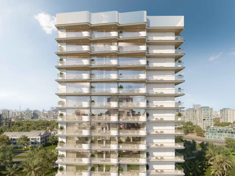 Cove Edition 2 by Imtiaz facade with curved balconies