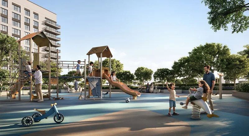 Render of the Golf Vale children's play area
