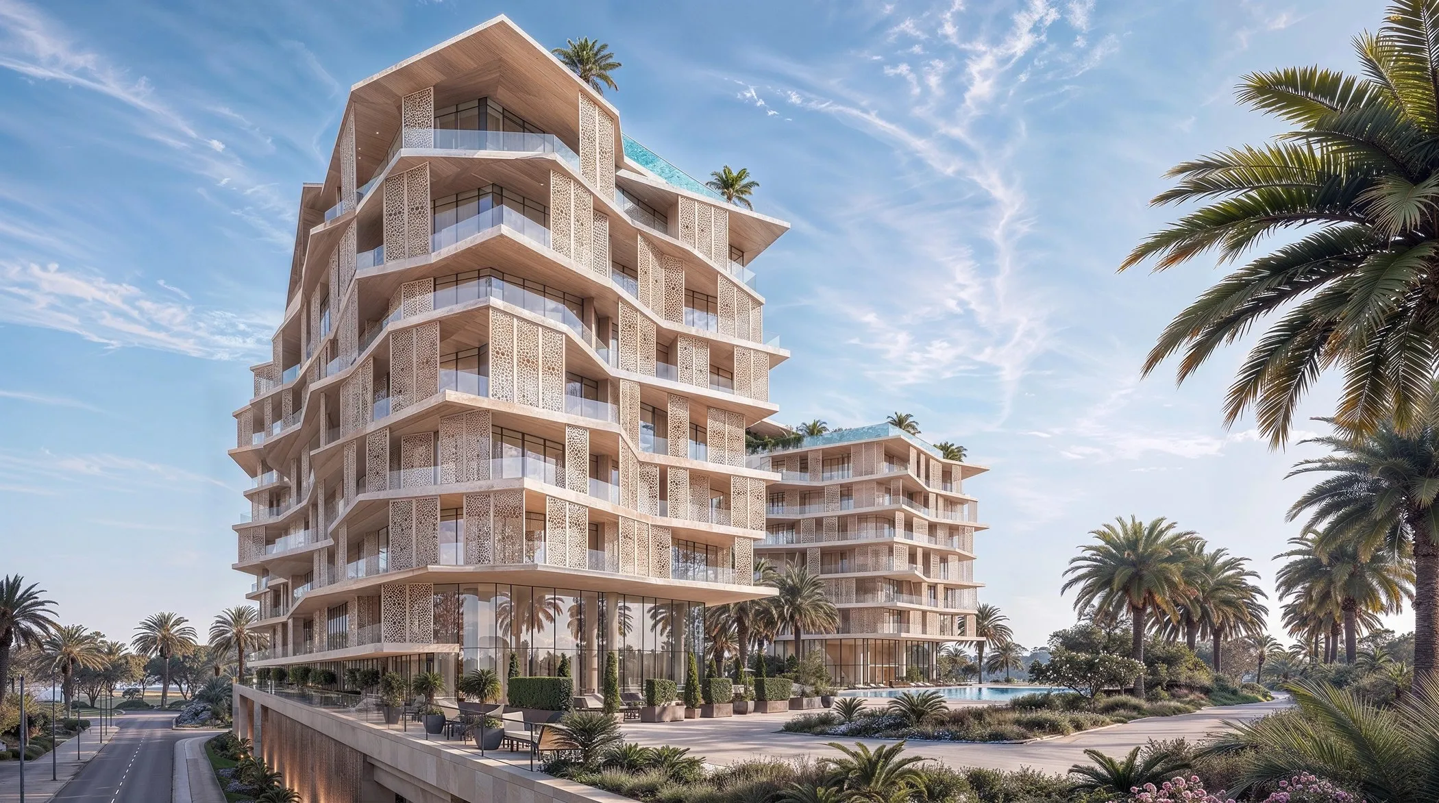 Richmond Residences tower at Mira Coral Bay, Al Mairid, Ras Al Khaimah