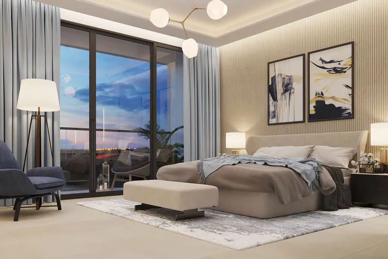 Sun Island villa master bedroom