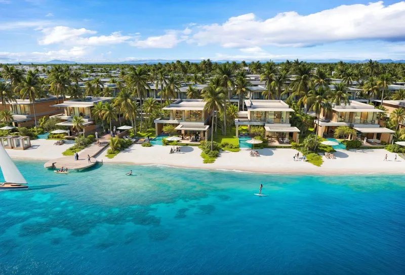 Aryam Villas on the beach at The View Island