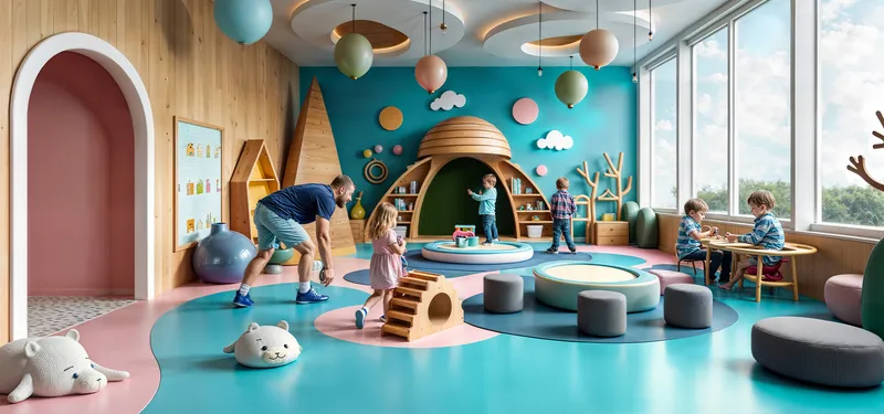Kids daycare at Timez by Danube