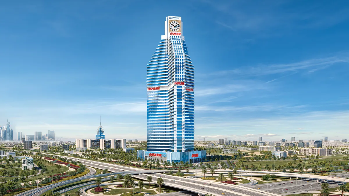 Timez by Danube tower in Dubai Silicon Oasis beside Sheikh Mohammed Bin Zayed Road