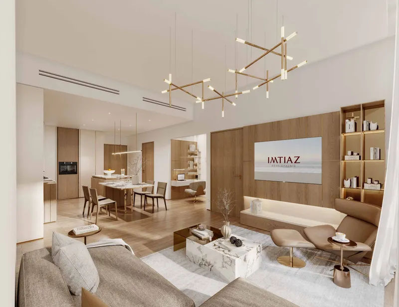 Living and dining room at Wynwood Horizon by Imtiaz