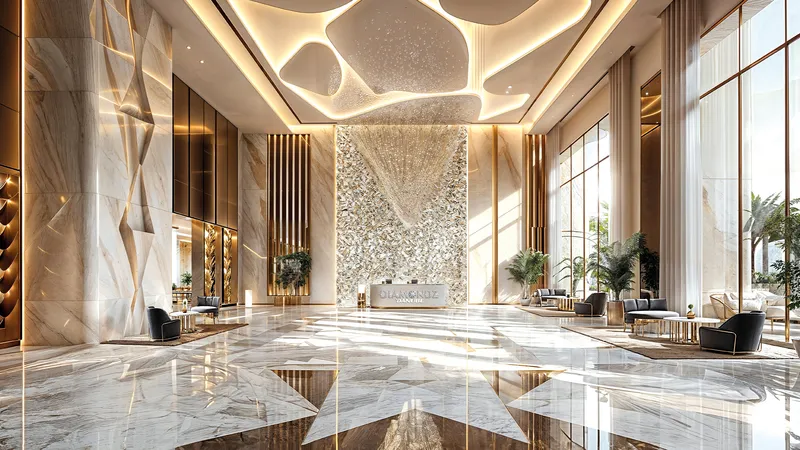 Main lobby at Diamondz by Danube