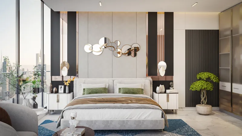 Bedroom in an Elitz 2 by Danube apartment