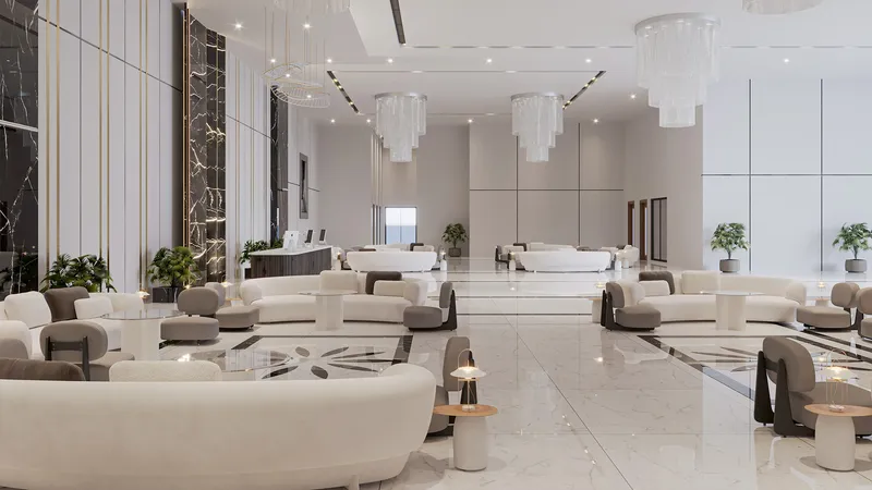 Residential lobby at Elitz 2 by Danube
