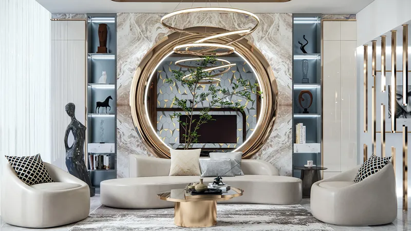 Living room in a Fashionz by Danube apartment