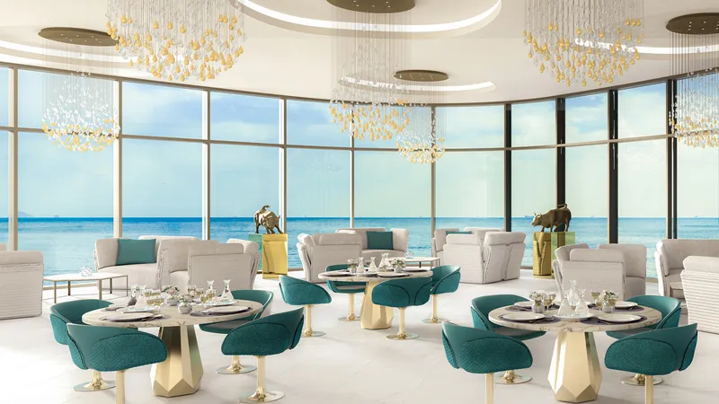 Lounge with sea views at Oceanz by Danube