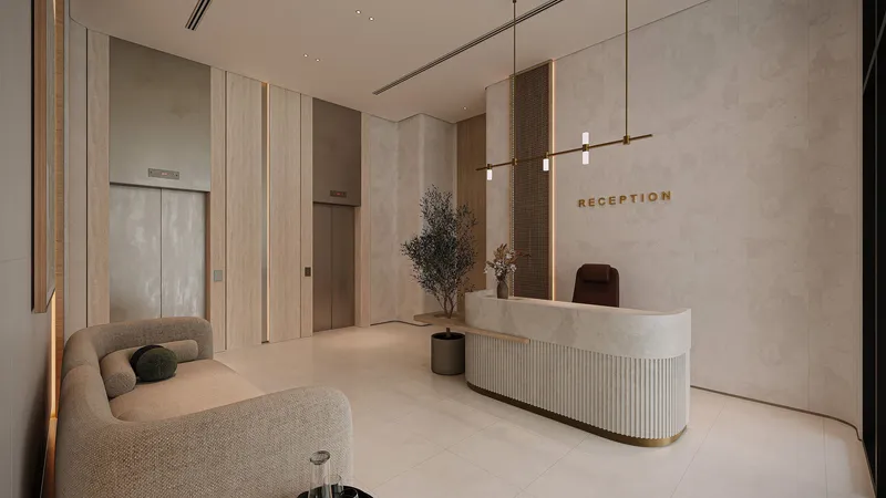 Entrance lobby and reception at Reeman Residence 02