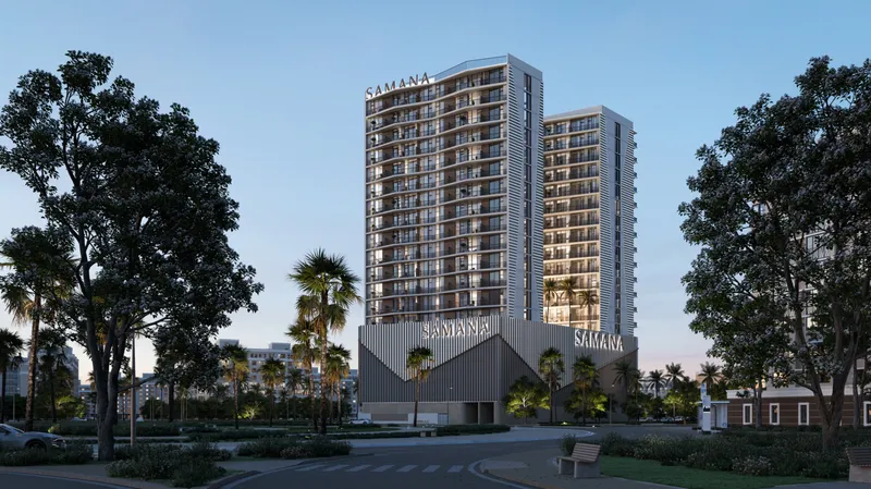 Render of Samana Greenfield 2 at dusk