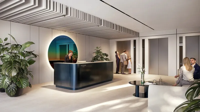Lobby and reception at V1STARA HOUSE